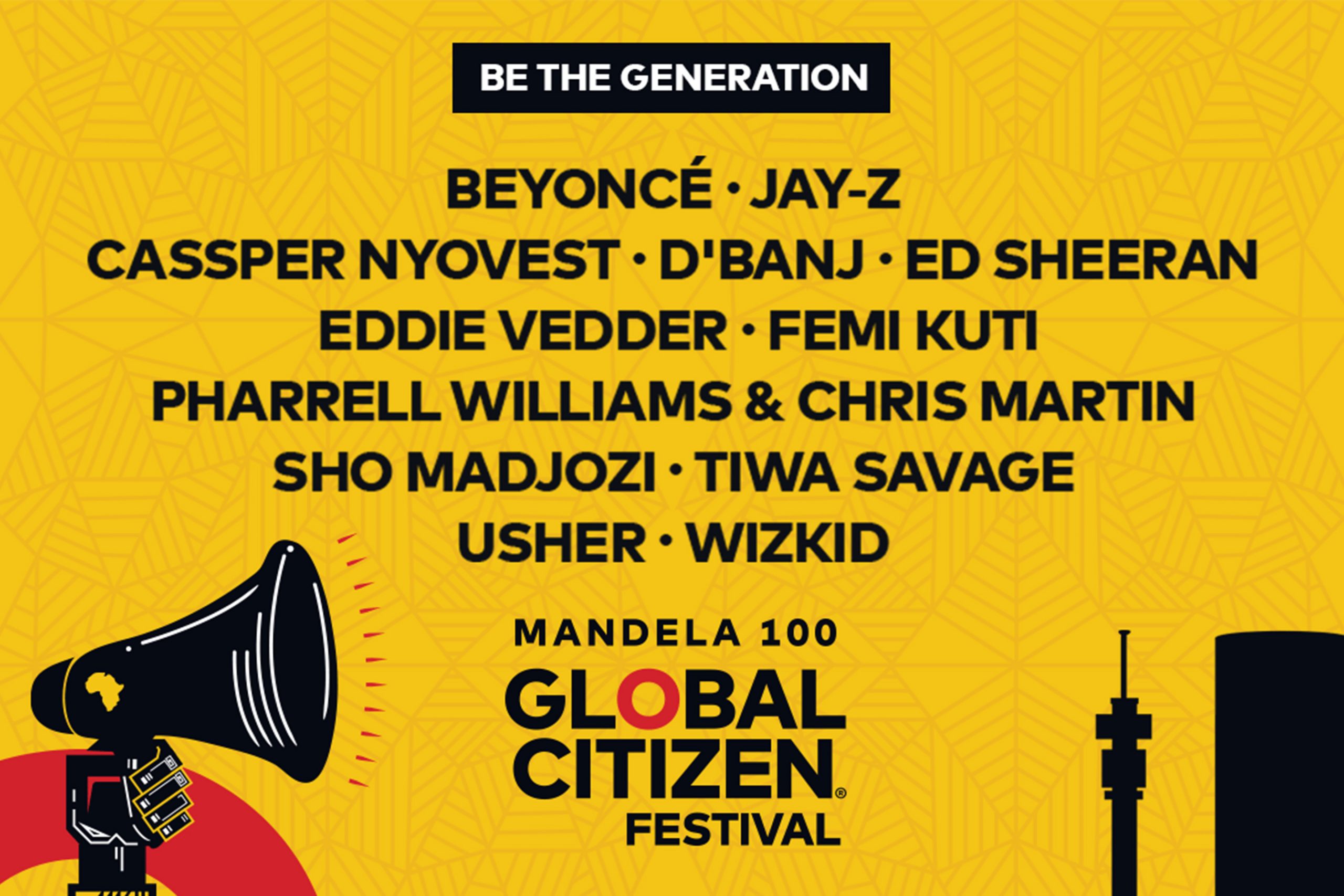 Global Citizen Festival poster