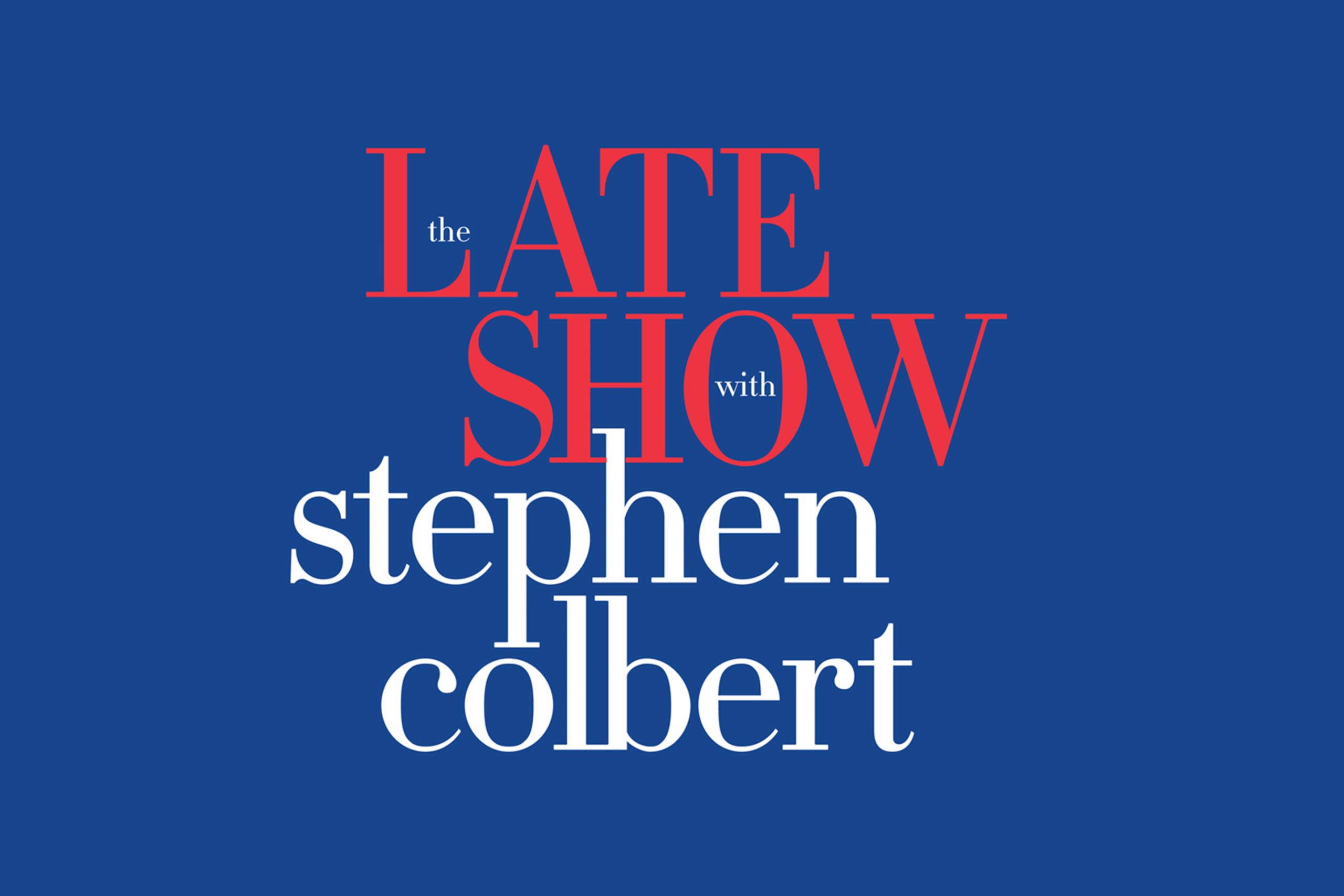 THE LATE SHOW WITH STEPHEN COLBERT poster