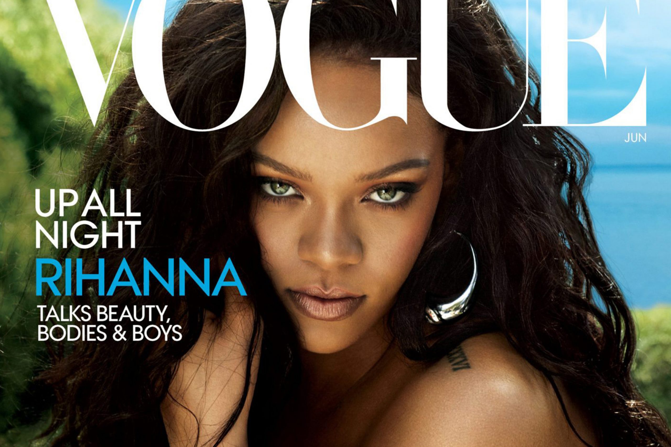 Rihanna on Vogue's June Cover