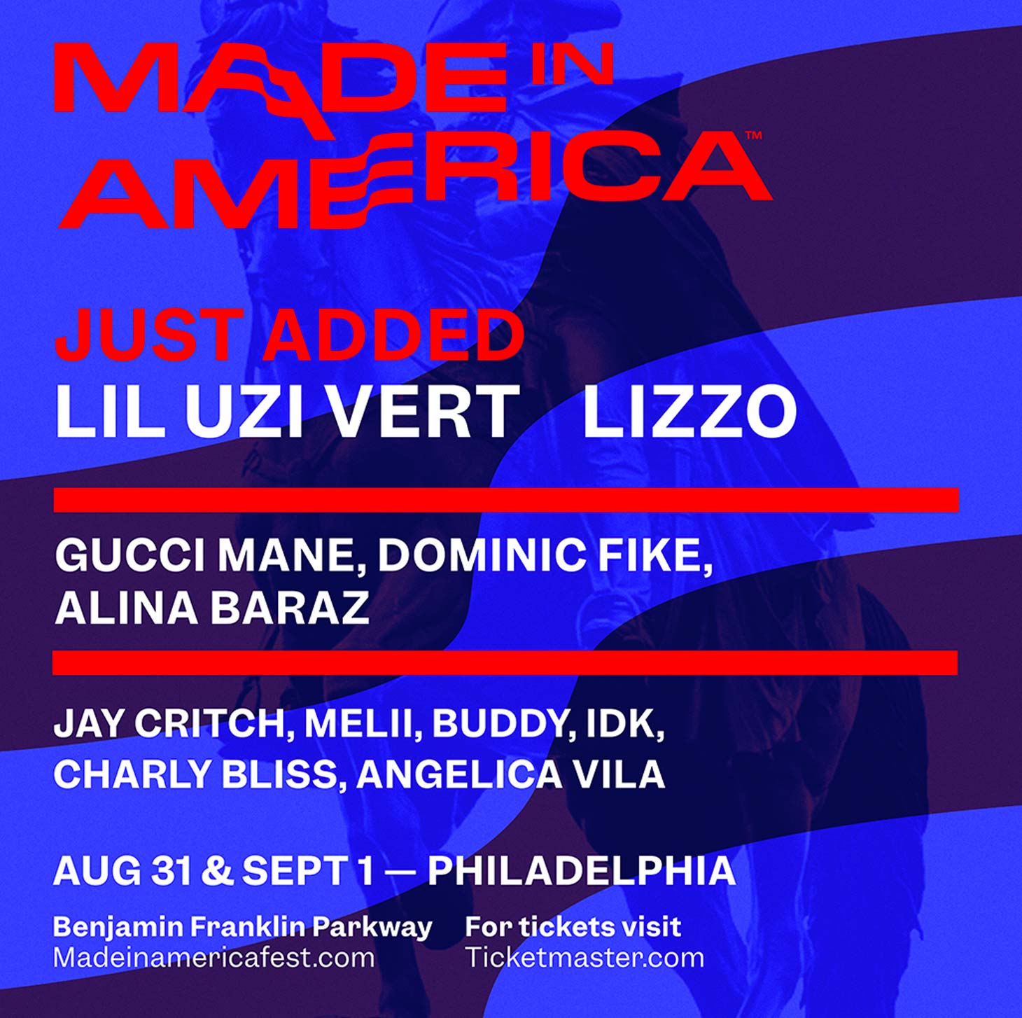 MAde in America concert poster