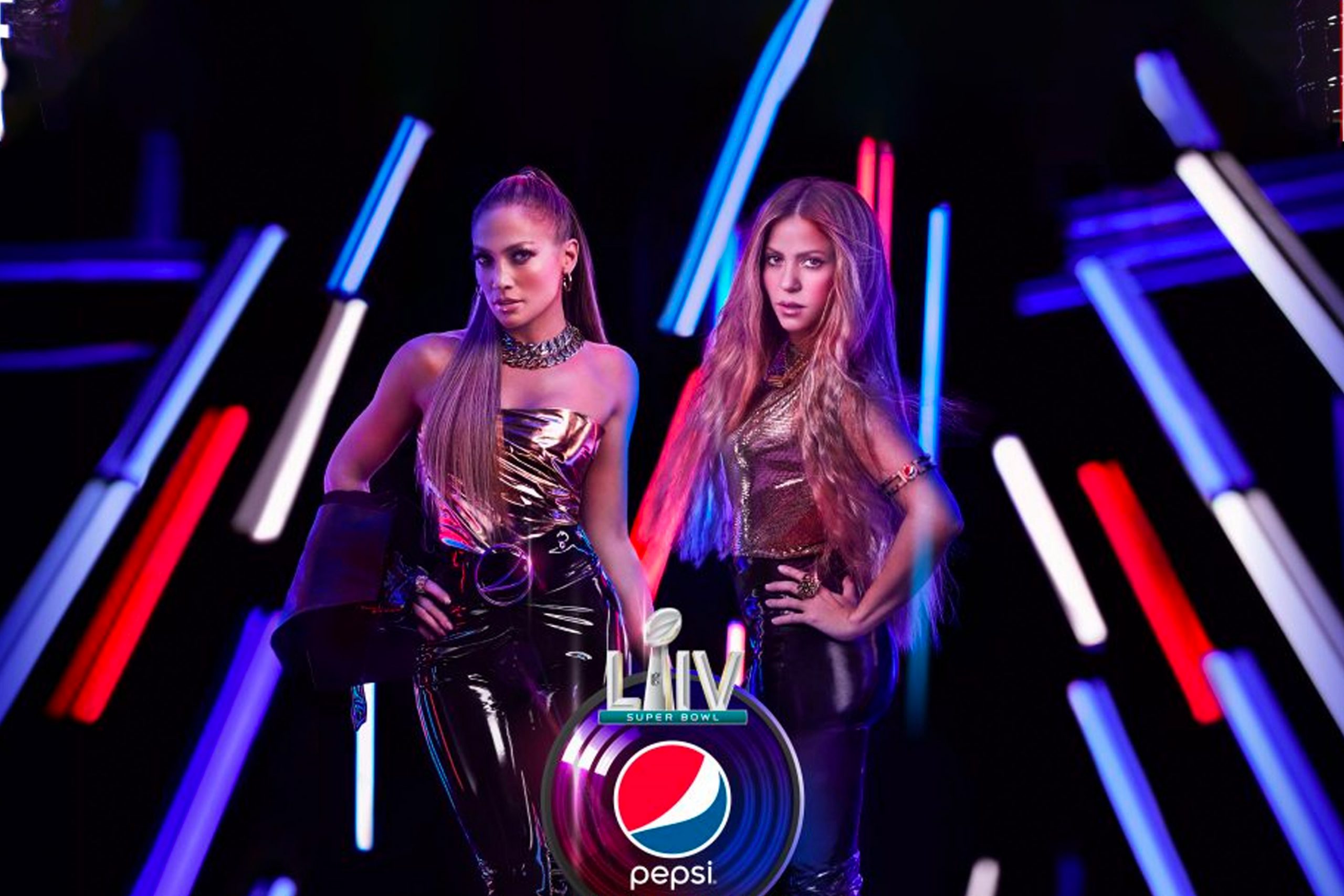 Pepsi Super Bowl poster with Shakira and