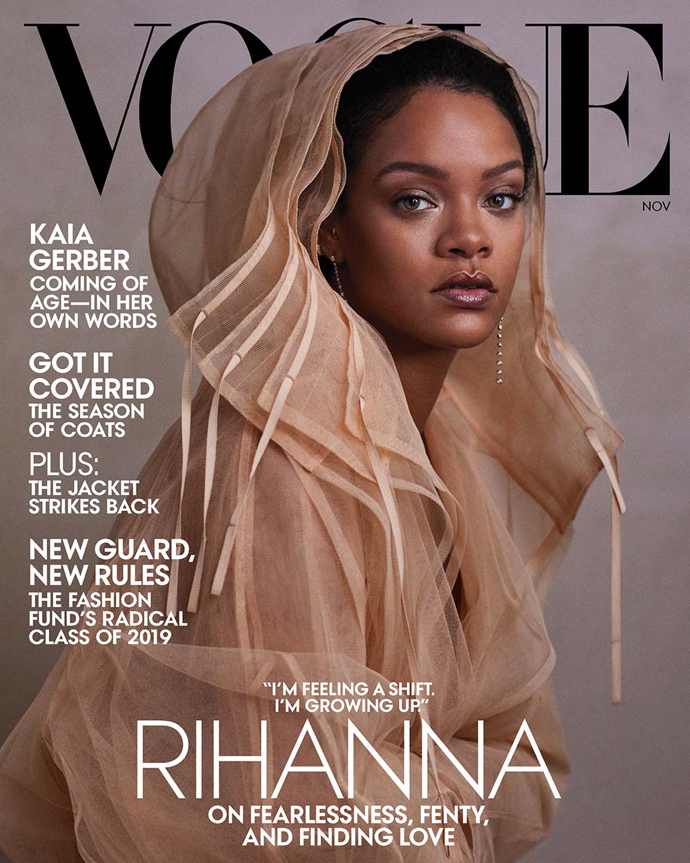 Rihanna on Vogue's November Cover