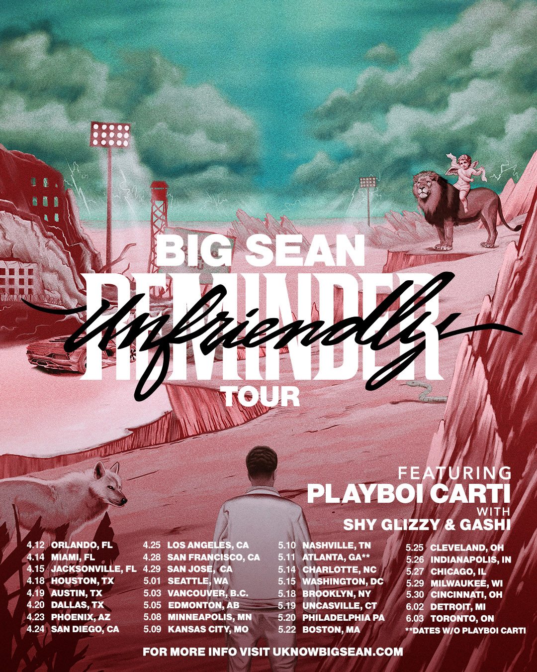 Big Sean Unfriendly Reminder Tour