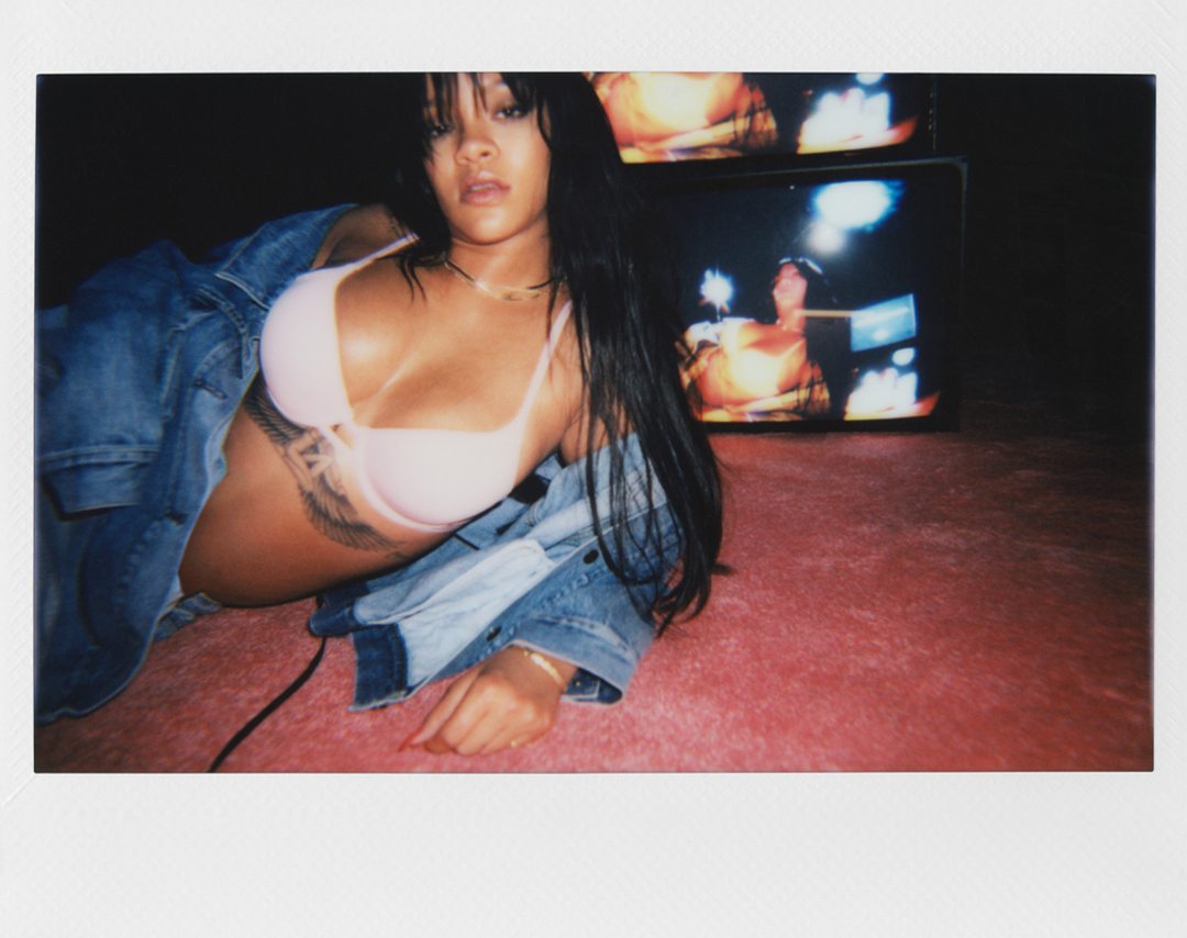 Rihanna lying down
