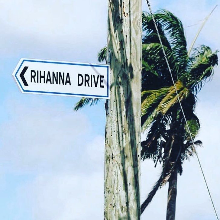 Rihanna drive sign