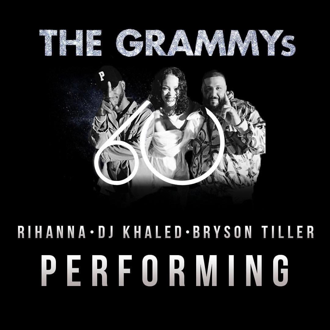 Rihanna and DJ Khaled to Perform at the GRAMMYs
