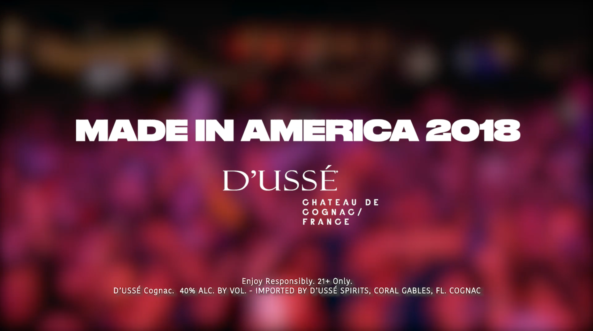 Made In America Joins With D'USSÉ poster