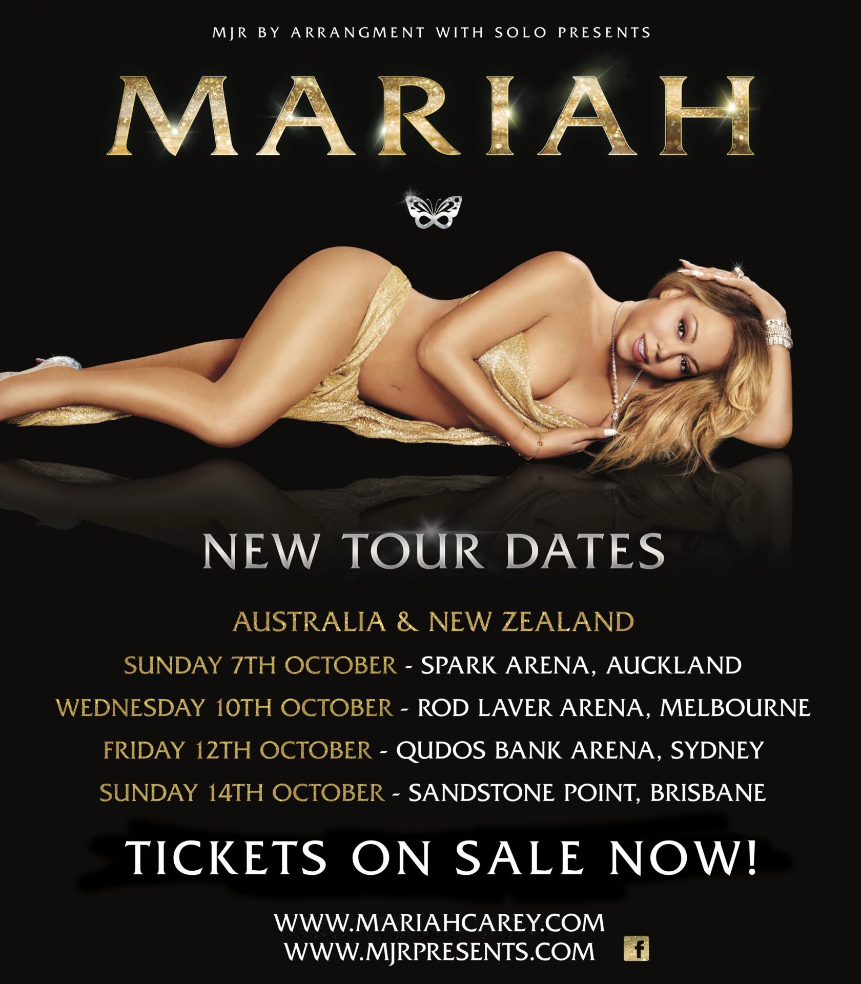 Mariah Carey tour poster
