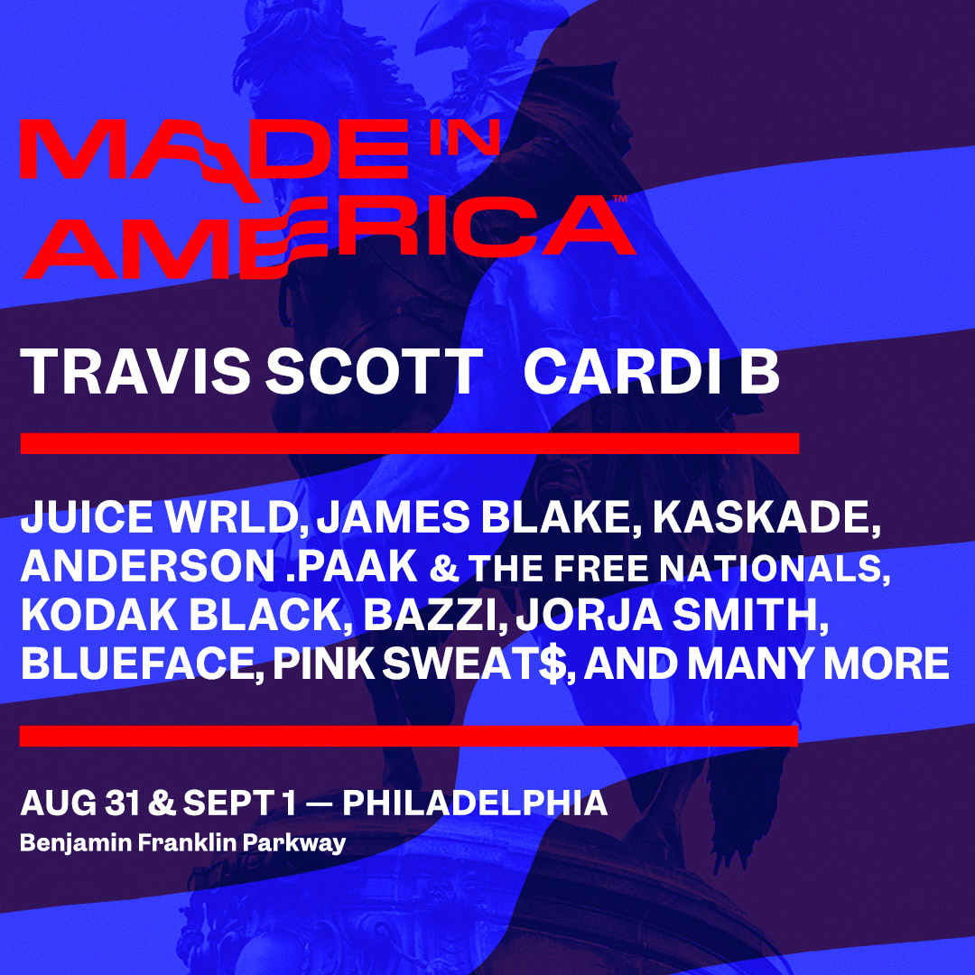 Made in America concert poster