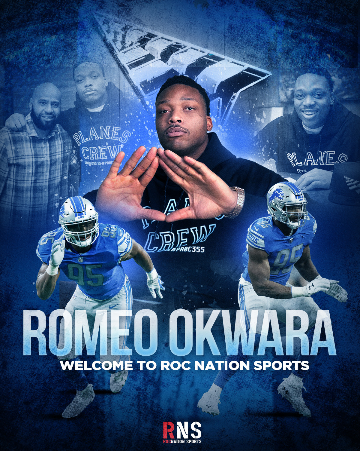 Collage poster of Romeo Okwara