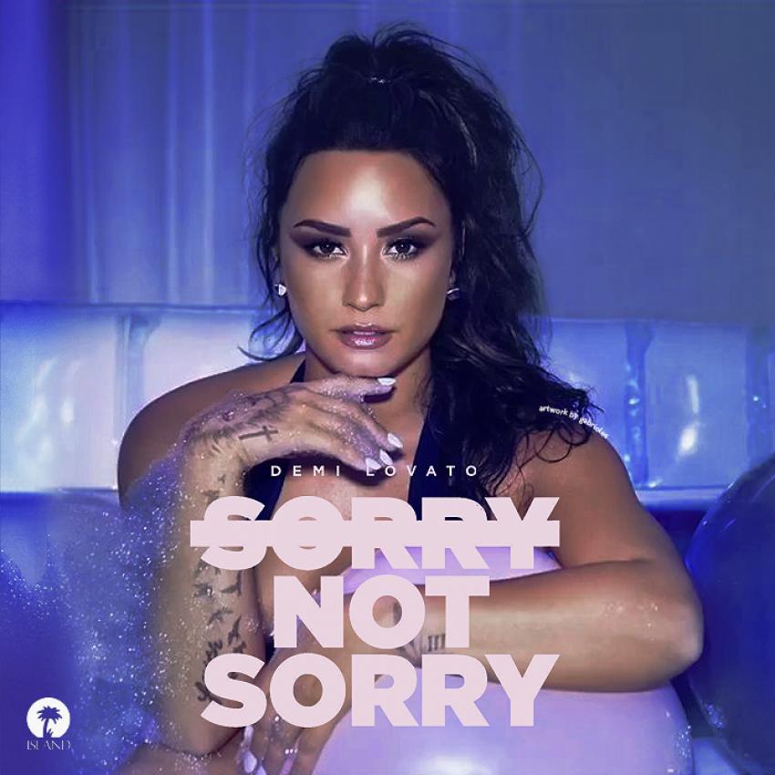 Demi Lovato Sorry not sorry album cover