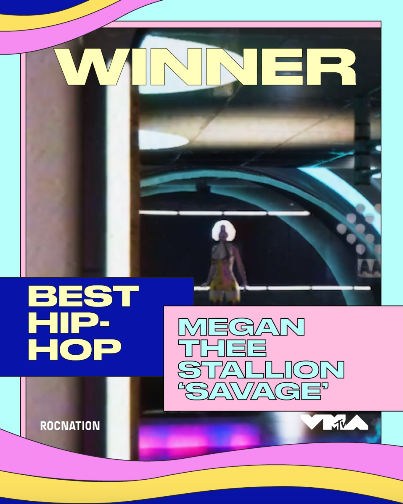 Megan Thee Stallion VMA 2020 Award Winner