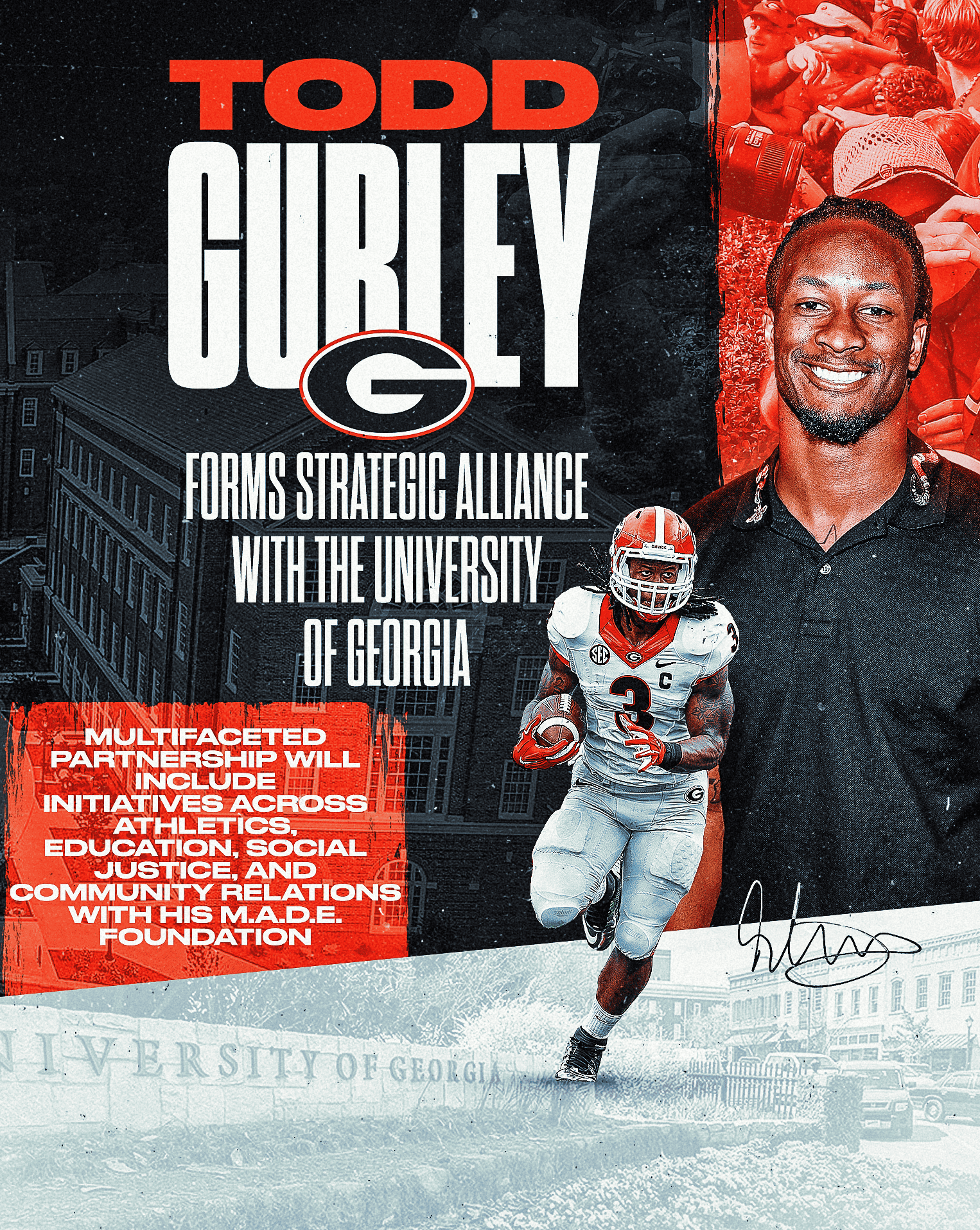 Todd Gurley UGA Partnership