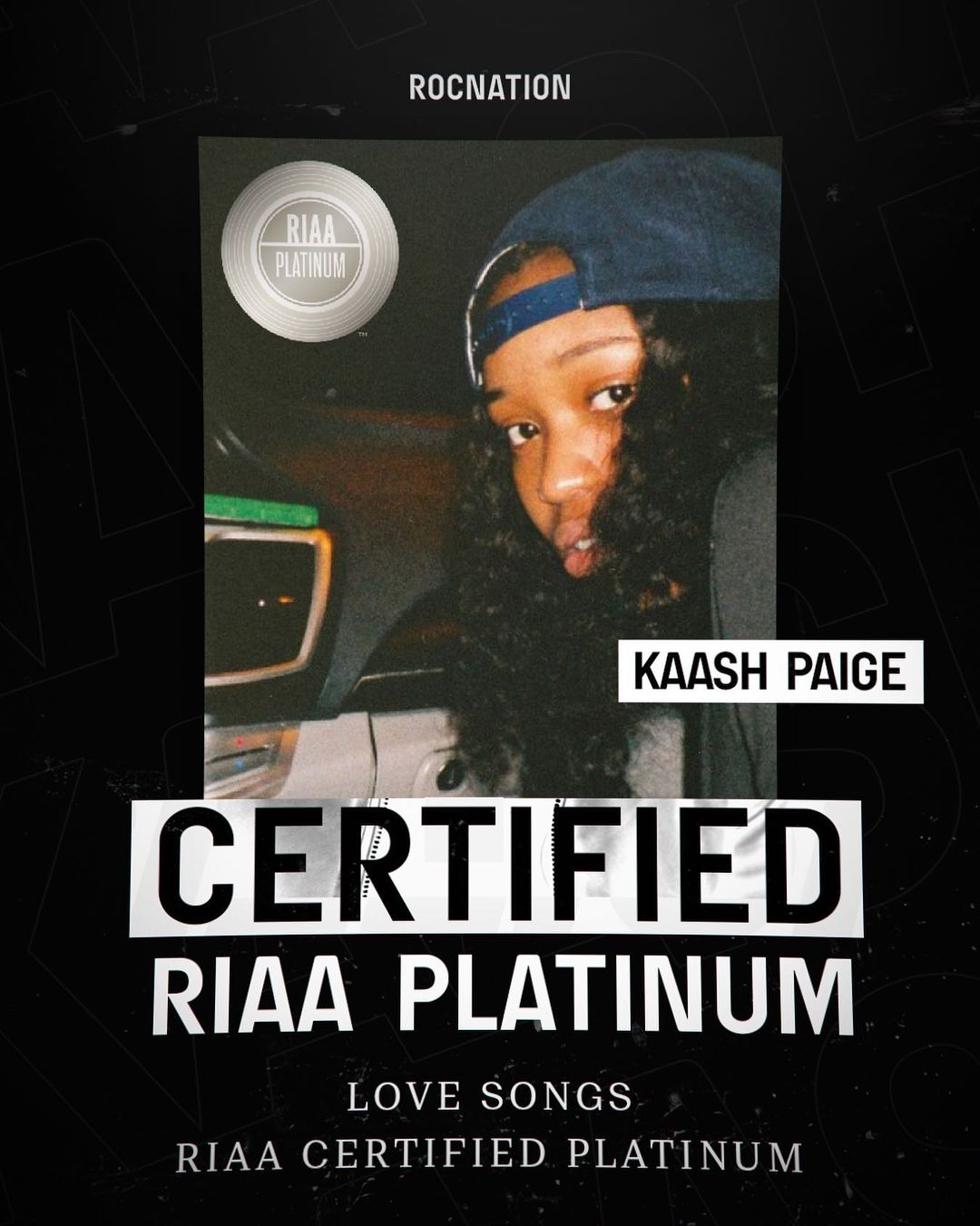 Kaash Paige Love Songs Certified RIAA Platinum